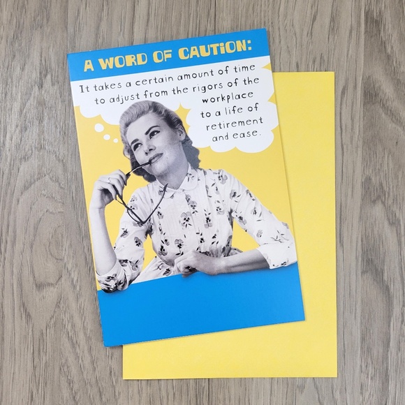 Happy Retirement Retro Greeting Card for Anyone, Hallmark - Picture 1 of 3